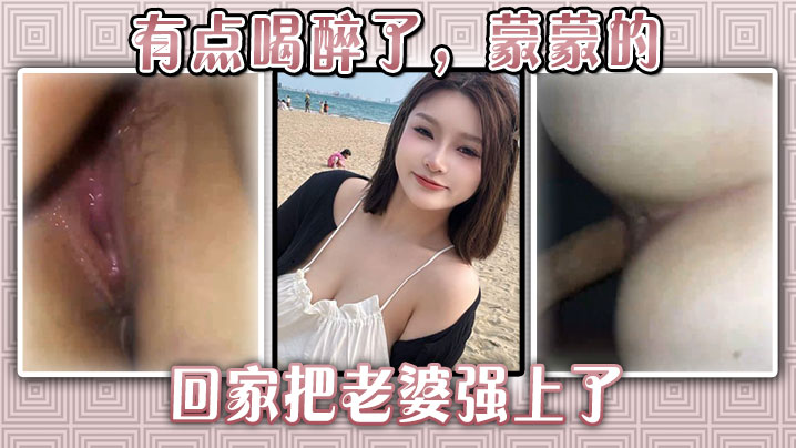 有点喝醉了，蒙蒙的回家把老婆强上了