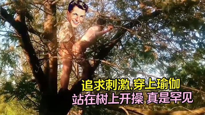 极品身材尤物人妻,追求刺激,穿上瑜伽裤爬到山顶,站在树上开操 真是罕见 ,人前高冷的极品大长腿人妻反差至极