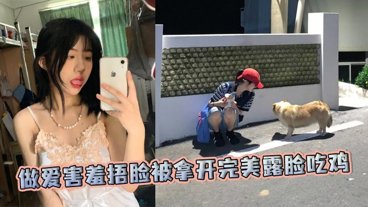 做爱害羞捂脸被拿开完美露脸吃鸡